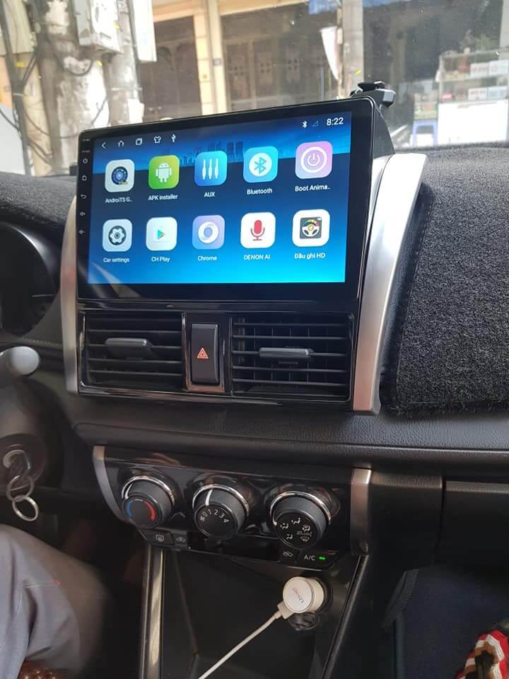 lắp màn hình Android cho xe Vios
